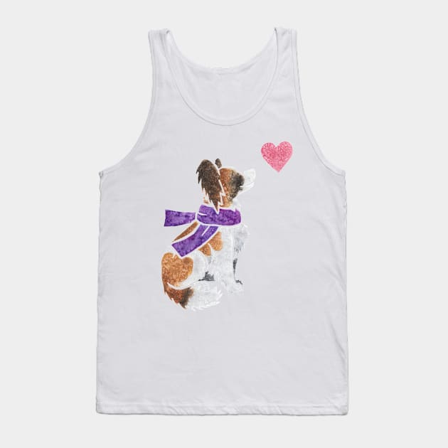 Watercolour Papillon Tank Top by animalartbyjess